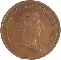 Sweden 2 Skillings Carl XIV