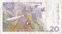 Sweden 20 Kronor - Selma Lagerl&ouml;f - Snow goose - 2003 - P.63b