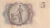 Sweden 5 Kronor - King Gustaf VI - 1955 -  Serial FE - P.42b