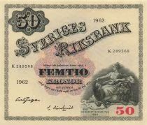 Sweden 50 Kronor - Mother Svea - 1962 - P.47