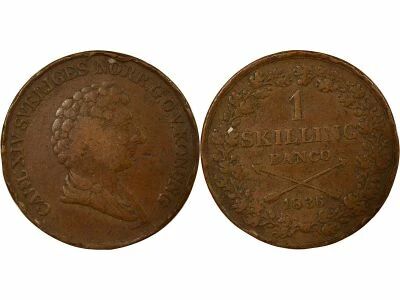 Sweden Carl XIV - Skilling - 1836