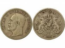 Sweden Oscar II - 5 Silver Kronor - 1906 Kungsholmen