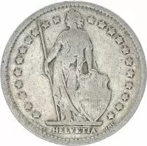 Switzerland 1 Franc Helvetia - 1914 B Bern