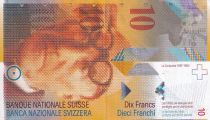 Switzerland 10 Francs - Le Corbusier - 1995 - XF - P.66