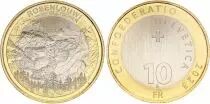 Switzerland 10 Francs - Rosenlaui glacier - 2023