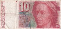 Switzerland 10 Francs Leonhard Euler - 1986 - Serial 86K