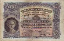 Switzerland 100 F Head of woman - Farmer