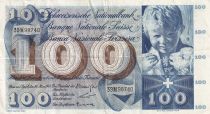 Switzerland 100 Francs Child  St Martin - 28-03-1963 - Serial 39M