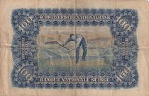 Switzerland 100 Francs Woman\'s head - 01-04-1924 - Série 4G