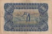 Switzerland 100 Francs Woman\'s head - 01-04-1924 - Série 4G