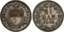 Switzerland 2 1/2 Rappen - Canton of Fribourg - 1846