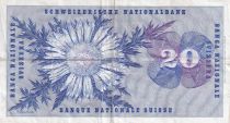 Switzerland 20 Francs - Guillaume-Henri Dufour - Silver thistle - 1970 - P.46r