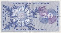 Switzerland 20 Francs - Guillaume-Henri Dufour - Silver thistle - 1973 - P.46u