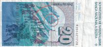 Switzerland 20 Francs - Horace-Bénédict de Saussure - ND (1992) - P.55j