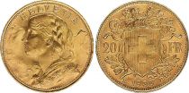 Switzerland 20 Francs Vreneli 1935 - B Bern - Gold