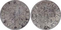 Switzerland 25 Centimes, Canton de Genève - 1844