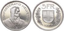 Switzerland 5 Francs Guillame Tell - 1977