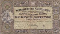 Switzerland 5 Francs William Tell - 22-02-1951 - Serial 50 Y