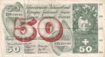 Switzerland 50 Francs - Apple Harvesting Scene - 30-06-1967 - Serial 23N