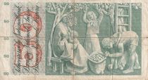 Switzerland 50 Francs - Young girl - Harvesting apple - 04-10-1957 - Serial 7Z - P.47b