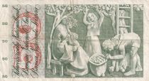 Switzerland 50 Francs - Young girl - Harvesting apple - 07-03-1973 - Serial 43J - P.48m