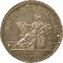 Switzerland Bâle Academy - Silver Token, 25th Anniversary - 1760 Pierced