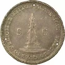 Switzerland Bâle Academy - Silver Token, 25th Anniversary - 1760 Pierced