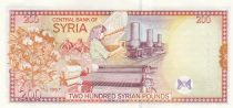 Syrian Arab Republic 200 Pounds - Monument - Factory - 1997 - P.109