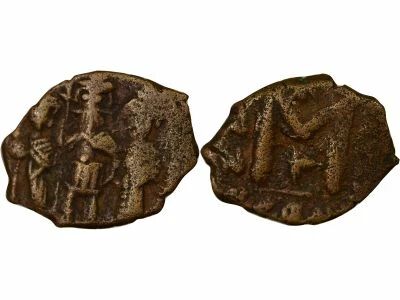 Syrian Arab Republic Arab-Byzantine, Anonymous - Follis, Type B - 650 / 690