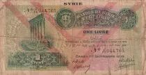 Syrie 1 Livre Pilliers de Baalbek - 1939 - S&eacute;rie J.FC
