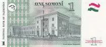Tadschikistan 1 Somoni - Mirzo Tursunzoda - 1999 (2010) - Serial AW - P.14A