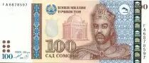 Tadschikistan 100 Somoni I. Somoni - Pres. Palace in Dushanbe