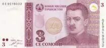 Tadschikistan 3 Somoni - Shirinsho Shotemur - 2010 - Serial GE - P.20