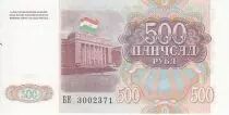 Tadschikistan 500 Roubles Parliament