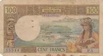 Tahiti 100 francs - Tahitian - 1969 - Serial P.1