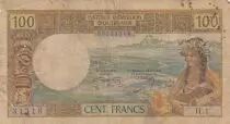 Tahiti 100 francs - Tahitienne - 1969 - Série H.1