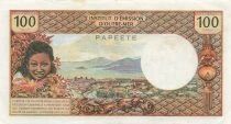 Tahiti 100 francs - Tahitienne - ND (1969) - P.23