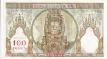 Tahiti 100 Francs Ruines d\'Angkor - ND (1956) - Spécimen