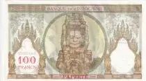 Tahiti 100 Francs Statue of Angkor - ND (1956) - Specimen