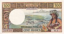 Tahiti 100 Francs Tahitienne - 1971 - Serial R.2 - VF+ - P.24a