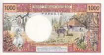 Tahiti 1000 Francs - Tahitian girl - ND (1977) - Serial R.2 - P.27b
