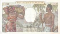 Tahiti 1000 Francs- Papeete - 1938-1957 - Sp&eacute;cimen - S&eacute;rie O.00