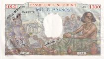 Tahiti 1000 Francs Scène de marché - ND (1957) - Série O.00 - Spécimen n°0134
