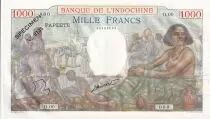 Tahiti 1000 Francs Scène de marché - ND (1957) - Série O.00 - Spécimen n°0134