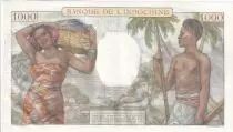 Tahiti 1000 Francs Scène de marché - ND (1957) - Série O.00 - Spécimen n°0134