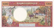 Tahiti 1000 Francs Tahitienne - Hibiscus - 1971 - E.2 - PNEUF - P.27a
