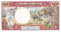 Tahiti 1000 Francs Tahitienne - Hibiscus - 1985 - K.6 - PNEUF - P.27d