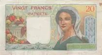 Tahiti 20 Francs - Jeune berger - ND (1951) - P.21a