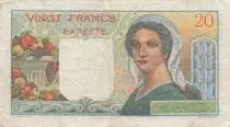 Tahiti 20 Francs - Jeune berger - ND (1951) - P.21a