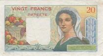 Tahiti 20 Francs - Young Sheperd - ND (1951) - P.21a
